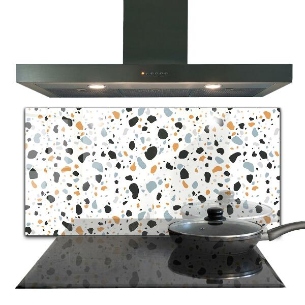 Glass splashback Terrazzo terazzo stone