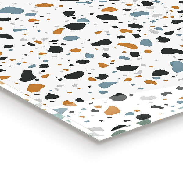Glass splashback Terrazzo terazzo stone