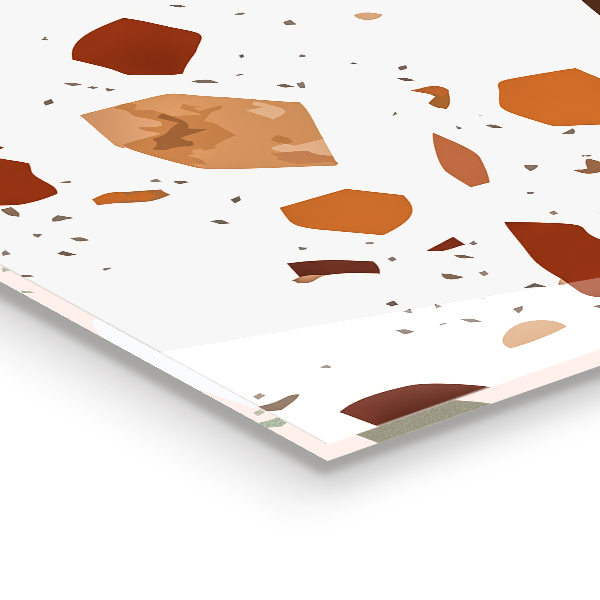 Glass splashback Terrazzo terrazzo stone