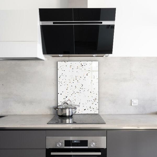 Glass splashback Delicate terrazzo terrazzo
