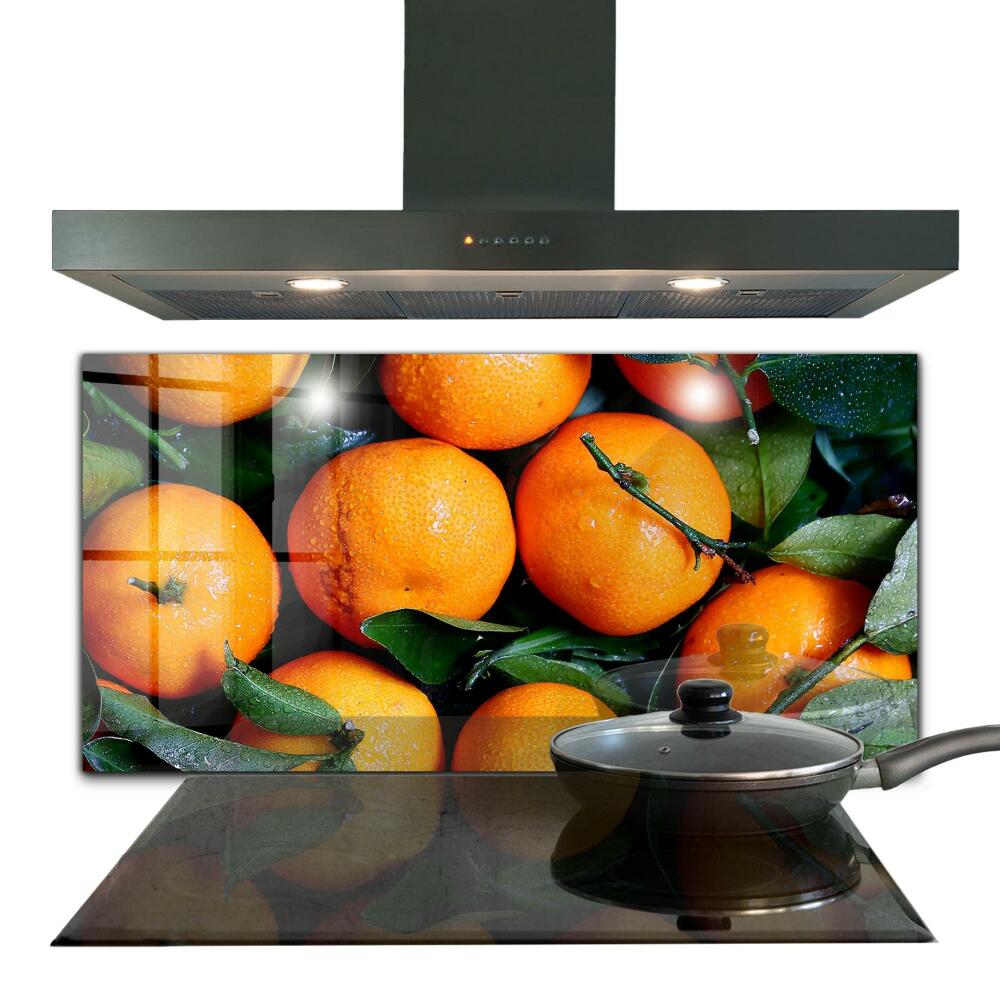 Kitchen splashback Juicy sicilian oranges