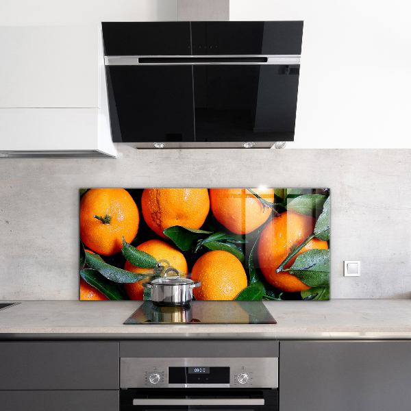 Kitchen splashback Juicy sicilian oranges
