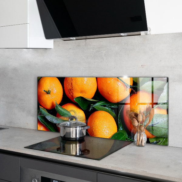 Kitchen splashback Juicy sicilian oranges