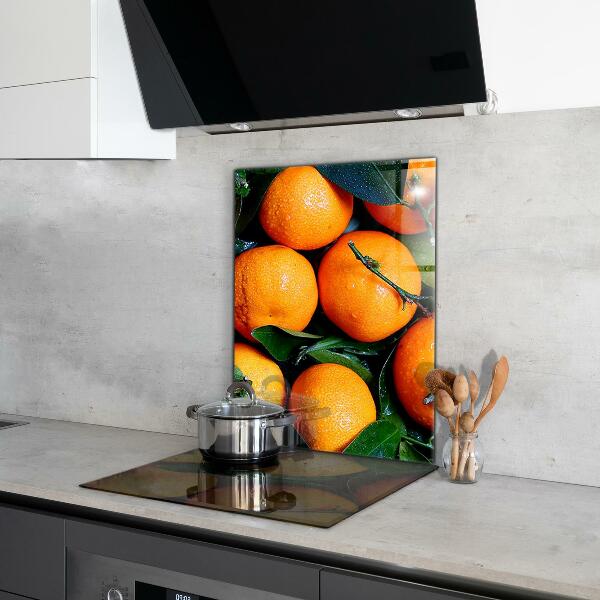 Kitchen splashback Juicy sicilian oranges