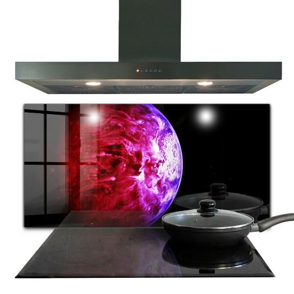 Kitchen splashback Mysterious planet space