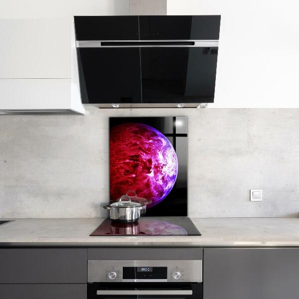Kitchen splashback Mysterious planet space