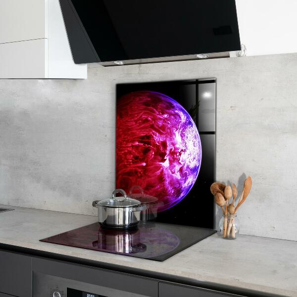 Kitchen splashback Mysterious planet space