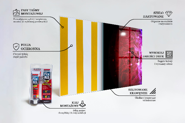 Kitchen splashback Mysterious planet space