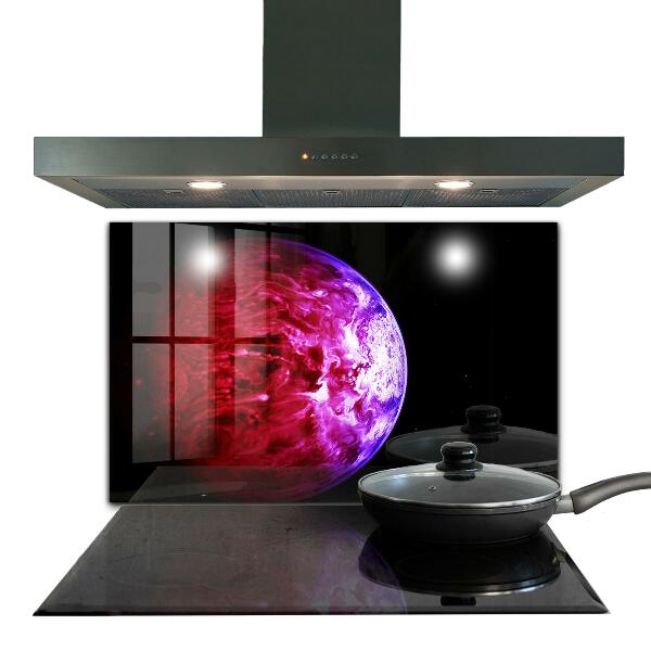 Kitchen splashback Mysterious planet space