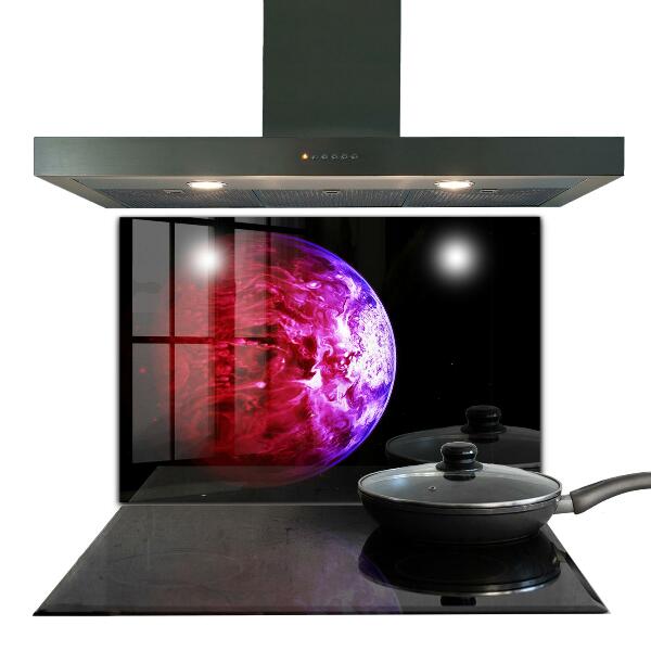 Kitchen splashback Mysterious planet space