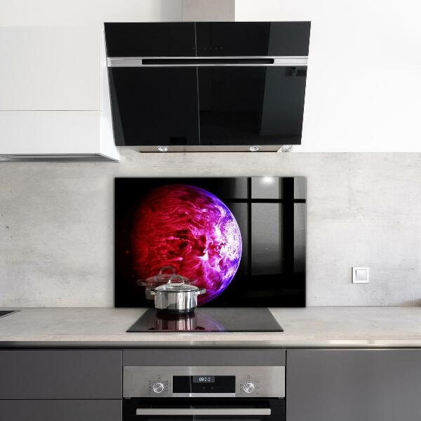 Kitchen splashback Mysterious planet space