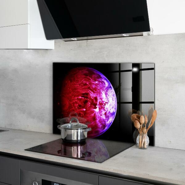 Kitchen splashback Mysterious planet space
