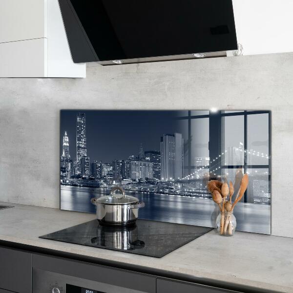 Kitchen splashback Brooklyn bridge manhattan
