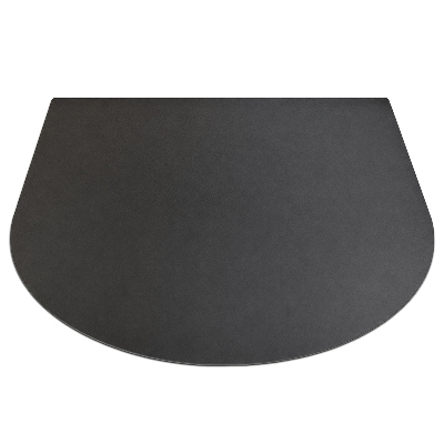 Semi-oval metal grill sheet 31x27 inches (80x70 cm)