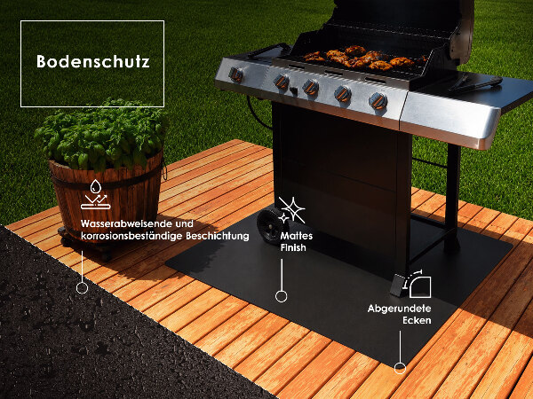 Semi-oval metal sheet for grill 31x27 in (80x70 cm)