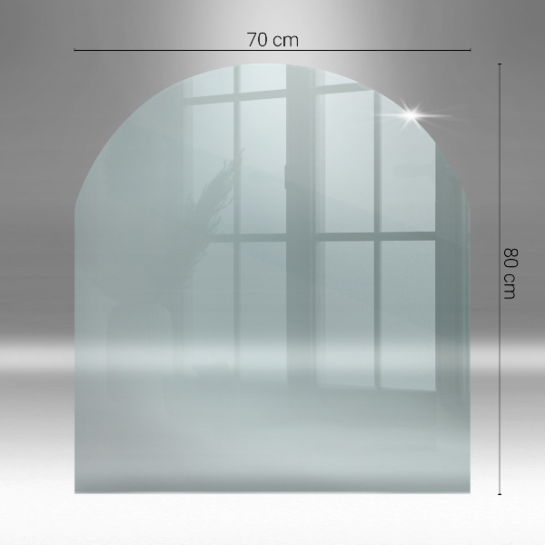 Glass hearth 32x28 in (80x70 cm)