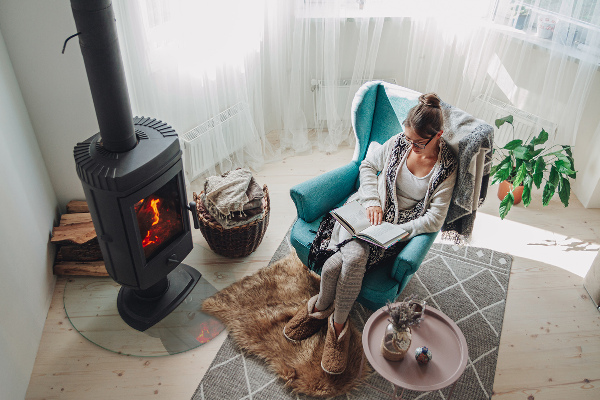 Corner glass hearth fi31 in (80 cm)