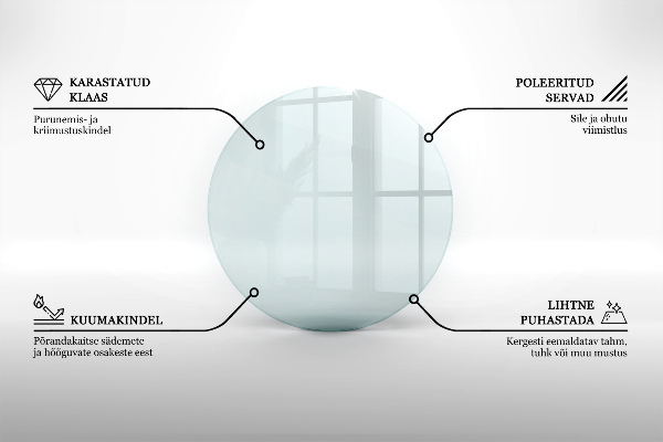 Corner glass hearth fi35 in (90 cm)