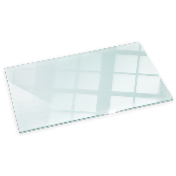 Glass wood burner hearth 140x70 cm