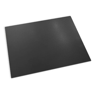 Rectangular black steel hearth pad for fireplace 39x31 in (100x80 cm)