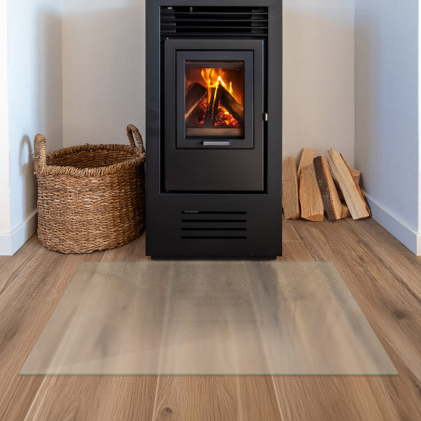 Rectangular translucent glass hearth 39x27 in (100x70 cm)