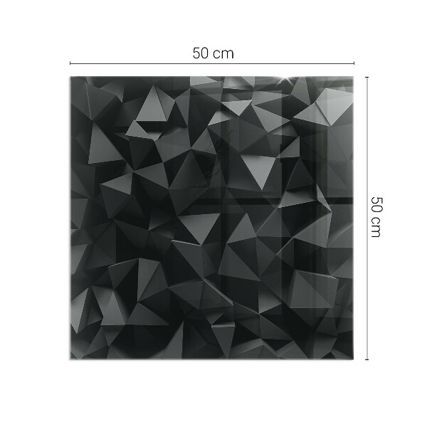 Square glass hearth for log burner Three-dimensional geometry