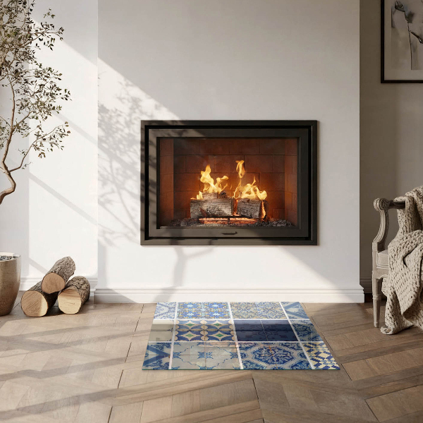 Square glass hearth Ceramic tile patterns