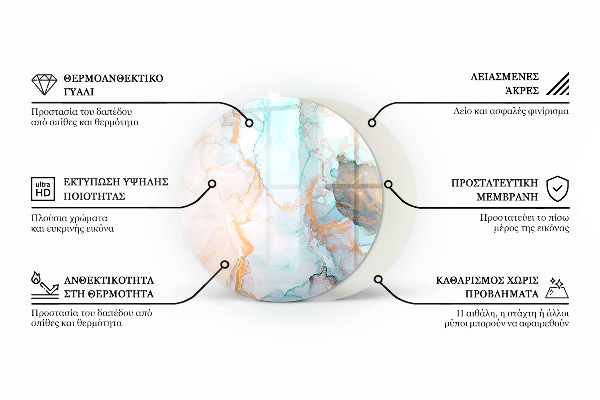 Round glass hearths for wood burners Wood grain in cross-section