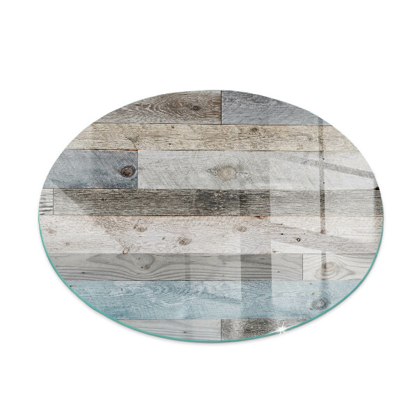 Round glass fire hearth Boards in different shades