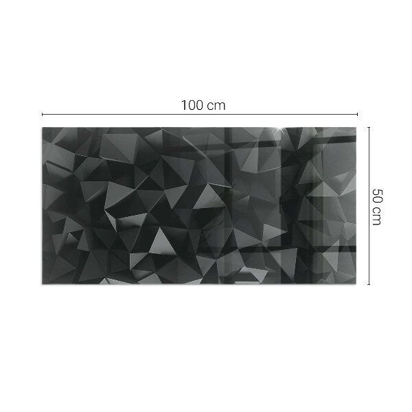 Rectangular glass hearth for log burner Three-dimensional geometry