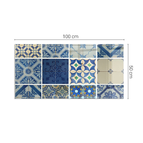 Rectangular glass hearth Ceramic tile patterns