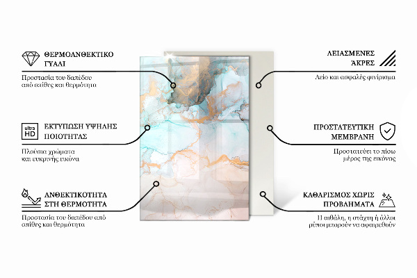 Rectangular glass hearth for wood stove Raw concrete texture