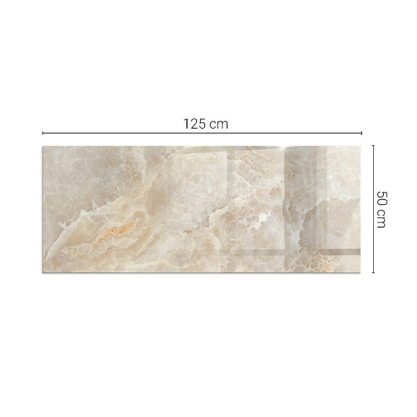 Rectangular glass hearth for wood stove Natural stone pattern