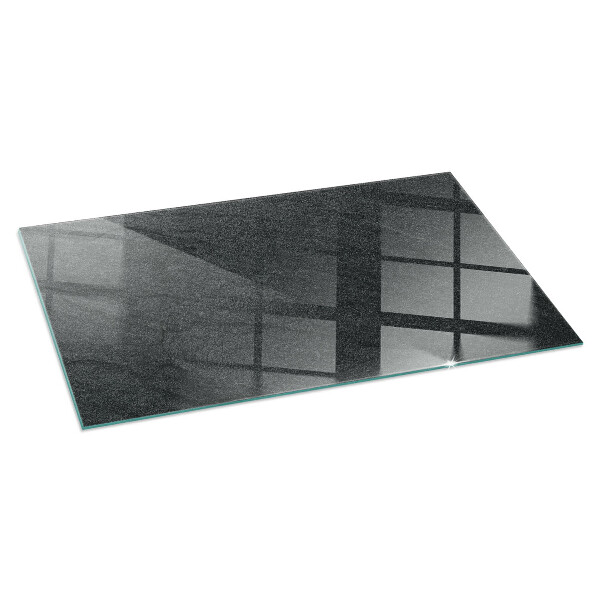 Rectangular glass hearth for wood stove Stone surface texture