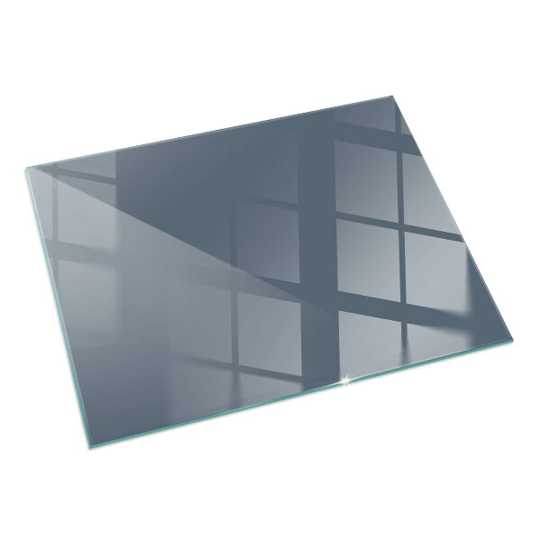 Rectangular glass hearth for wood stove Colour Dark Blue