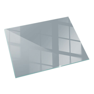 Rectangular glass hearth for wood stove Colour Grey