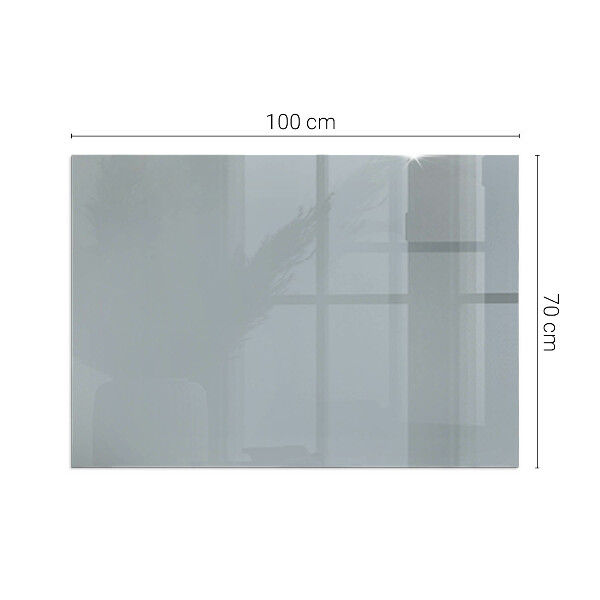 Rectangular glass hearth for wood stove Colour Grey