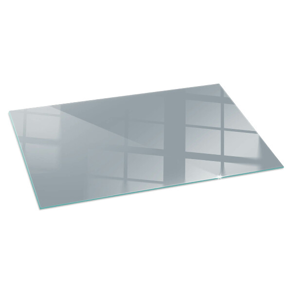 Rectangular glass hearth for wood stove Colour Grey