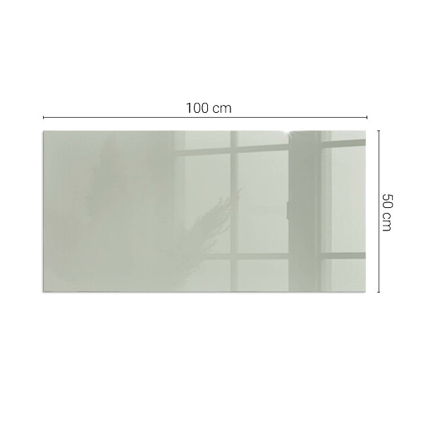 Rectangular glass hearth for wood stove Colour Grey-green