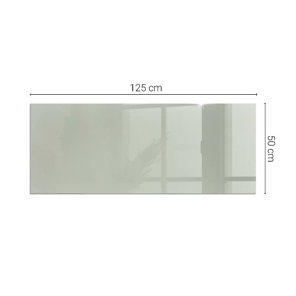 Rectangular glass hearth for wood stove Colour Grey-green