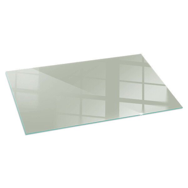 Rectangular glass hearth for wood stove Colour Grey-green