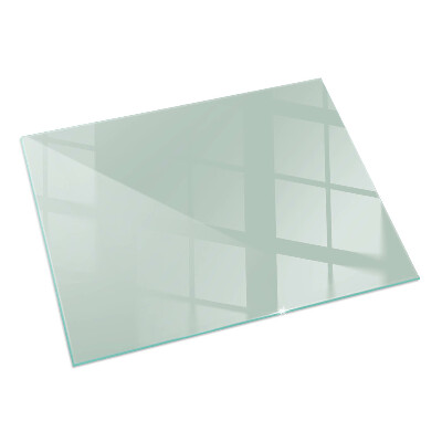 Rectangular glass hearth Colour Light Green