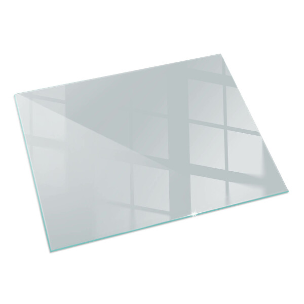 Rectangular glass hearth for log burner Colour Grey