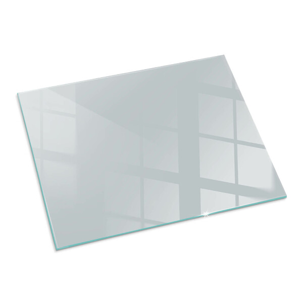 Rectangular glass hearth for log burner Colour Grey