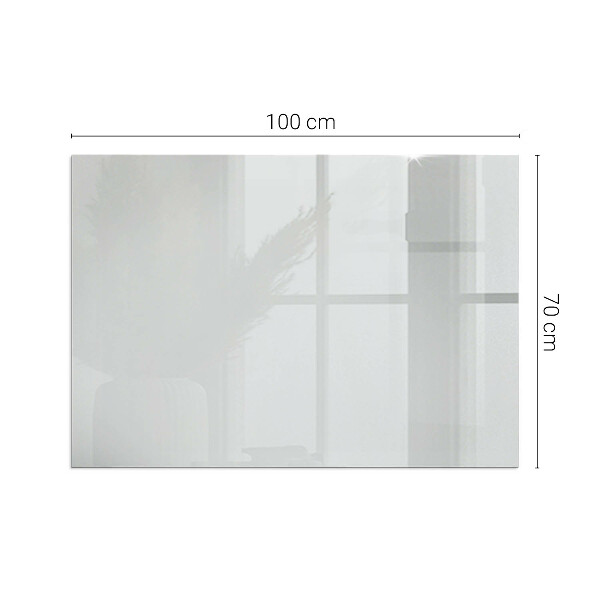 Rectangular glass hearth Colour Grey