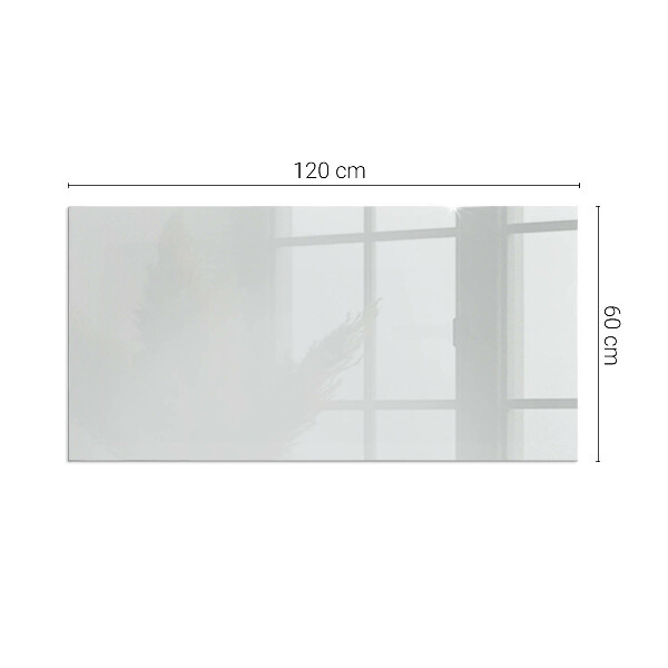 Rectangular glass hearth Colour Grey