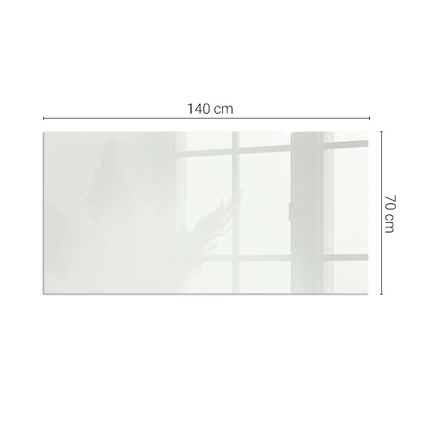 Rectangular glass hearth for wood stove Ivory colour