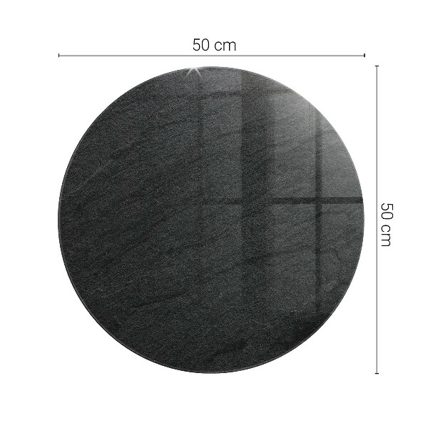 Glass table top with print Natural stone pattern