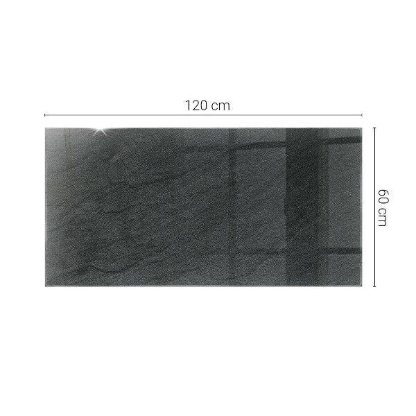 Decorative glass table top with print Natural stone pattern