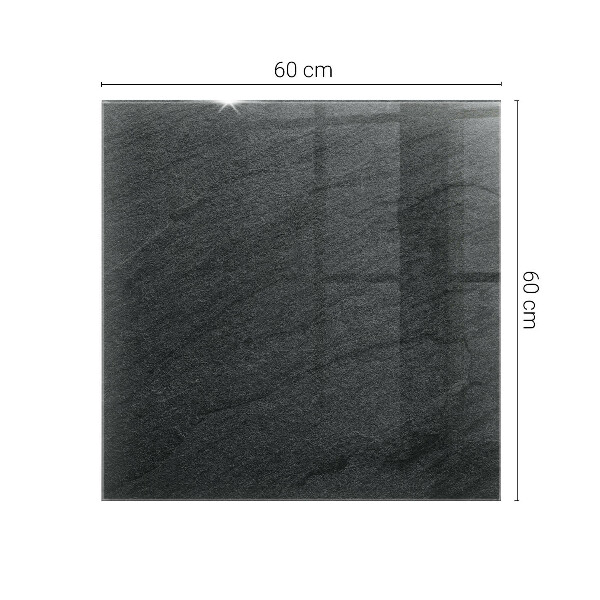 Decorative glass table top with print Natural stone pattern